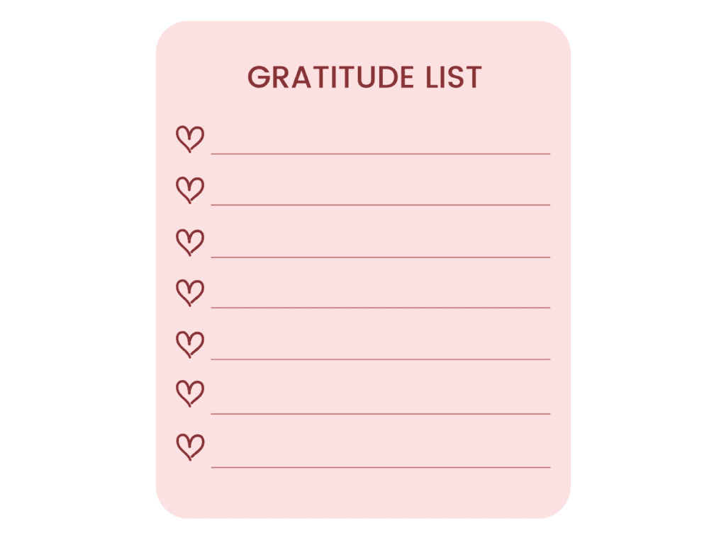 gratitude journal