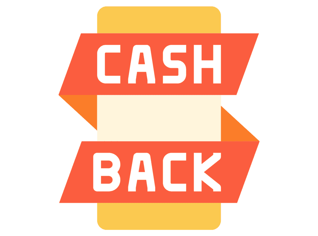 cash back sign