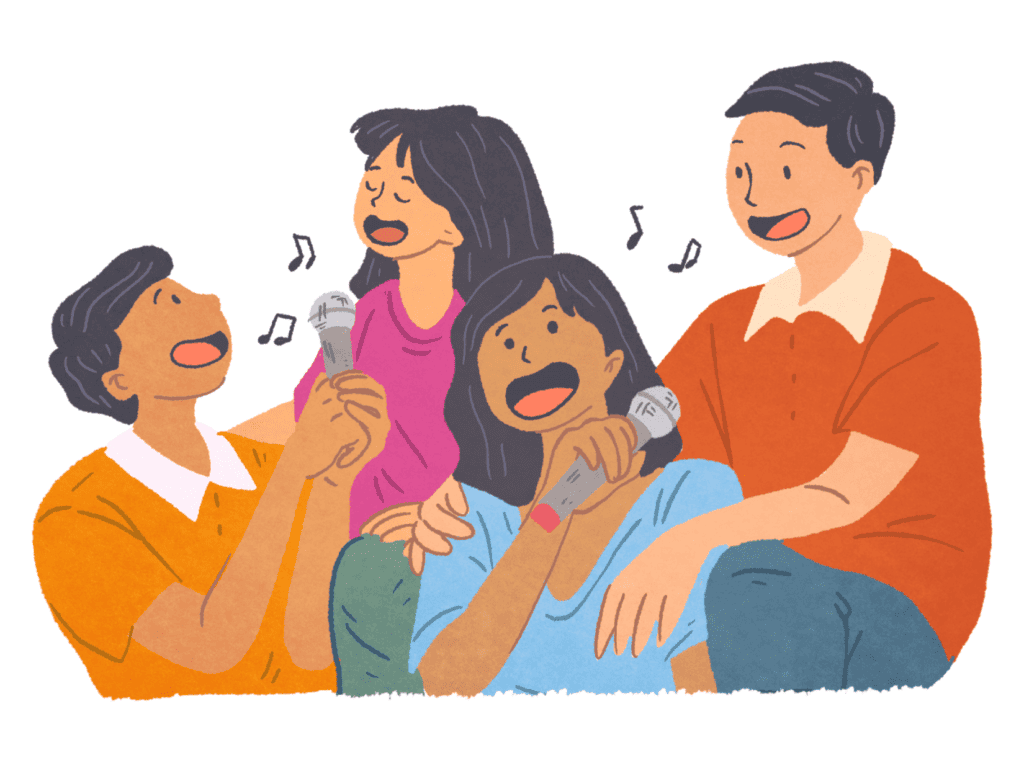 family singing
