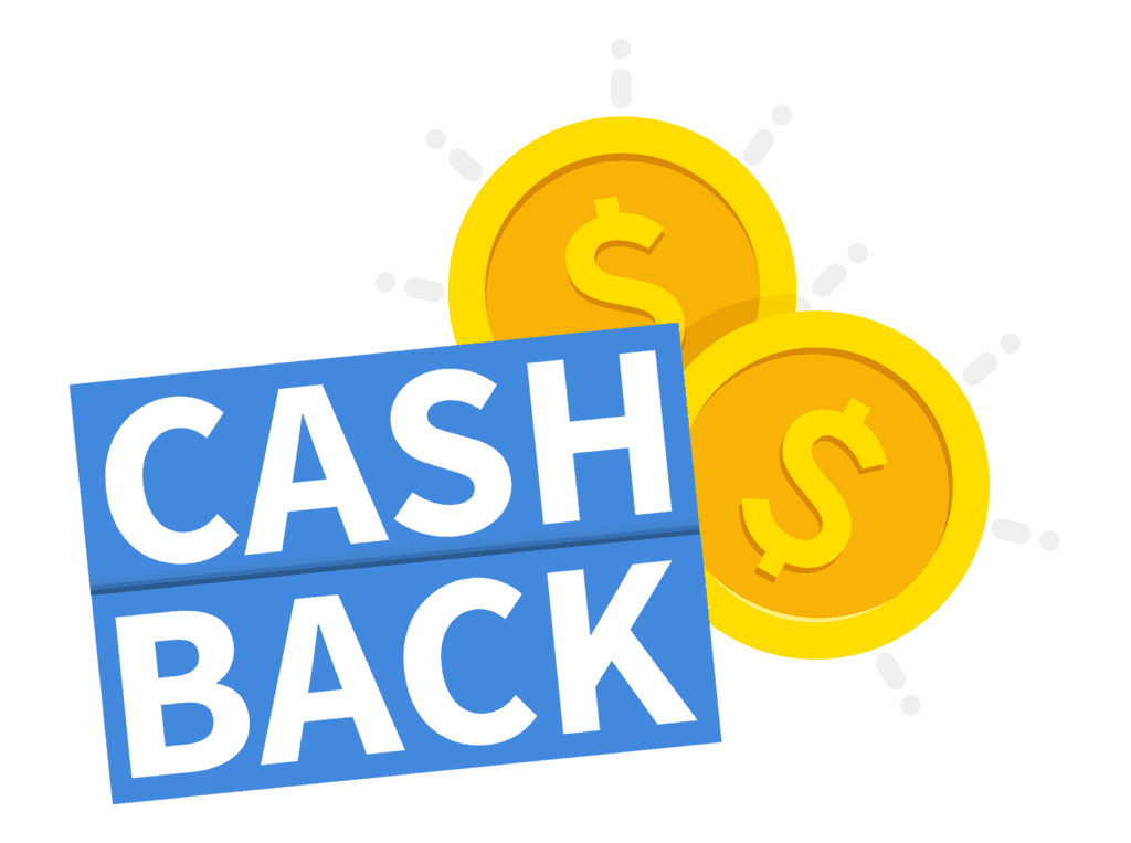 cash back sign