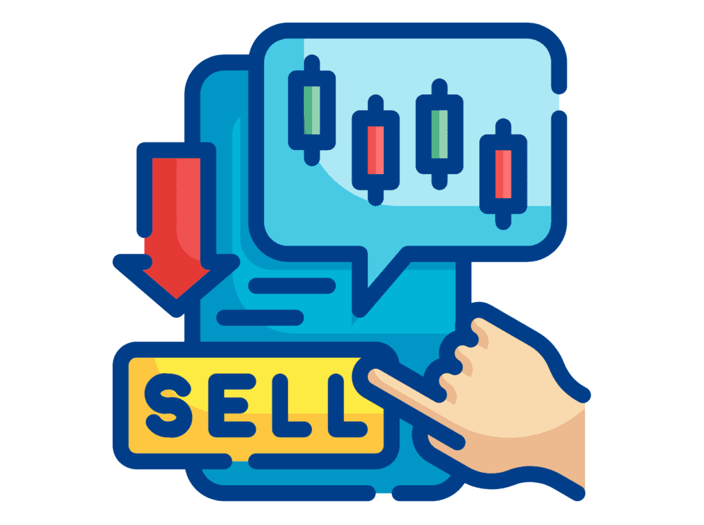 sell sign and hand representing how to raise money fast