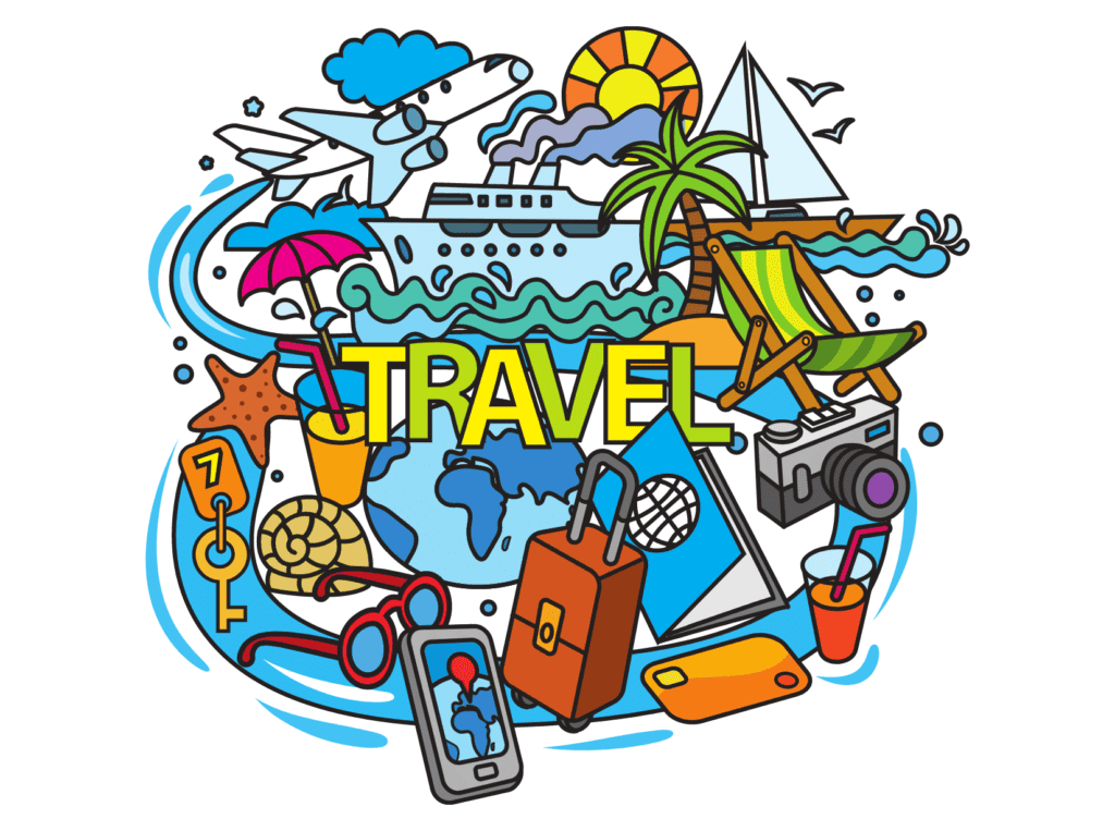 lots of travel destinations