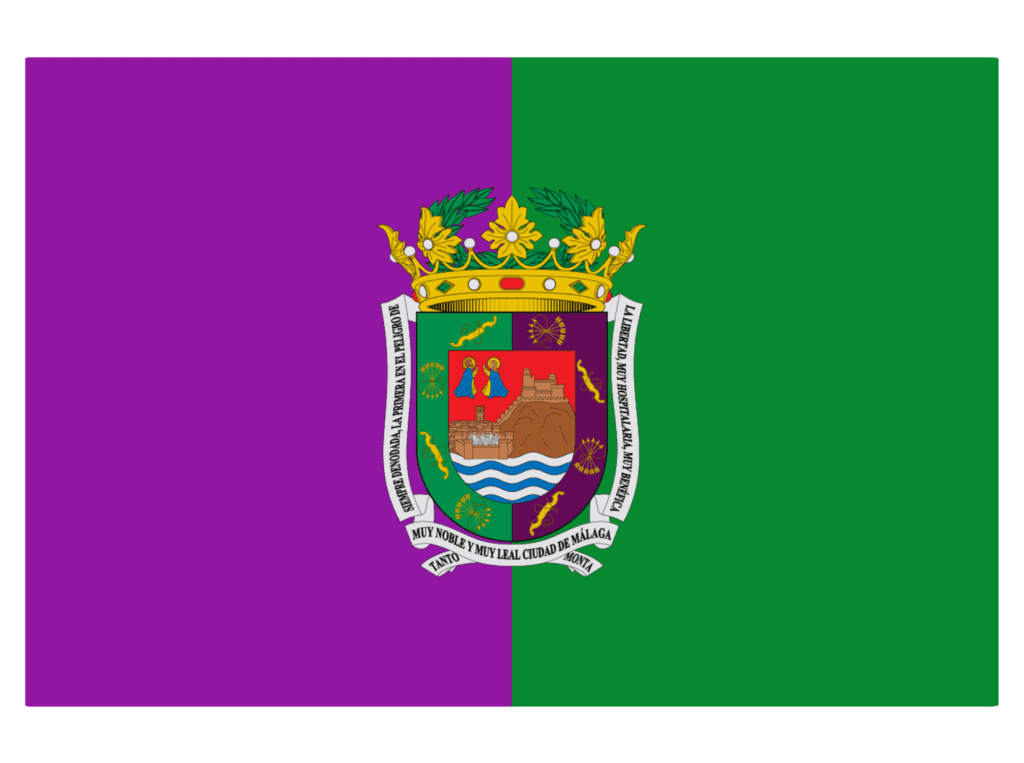 Malaga Spain  flag
