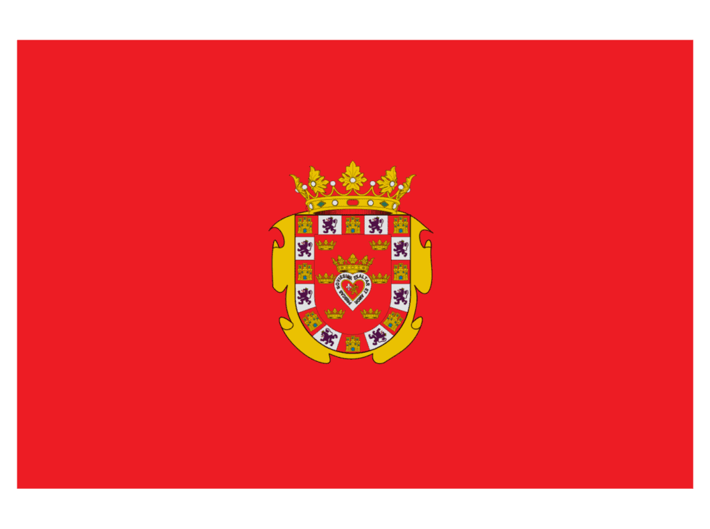Murcia Spain flag representing the cheapest place to live in Spain