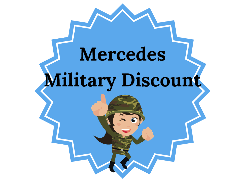 military woman representing does Mercedes Benz military discount.