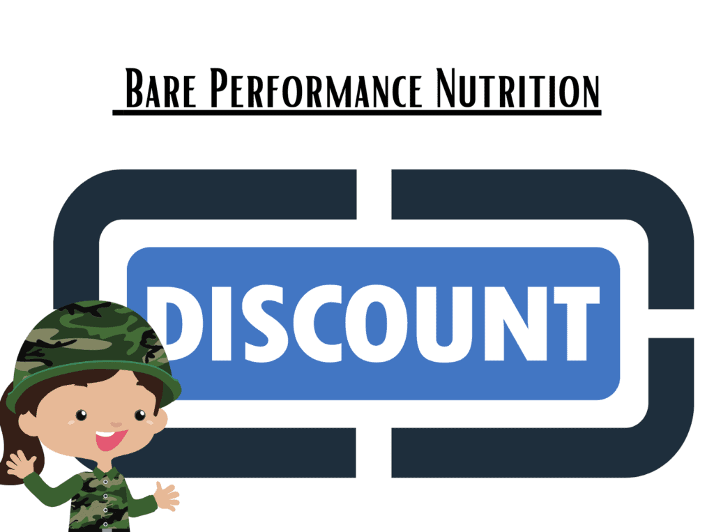 discount sign representing PBN military discount