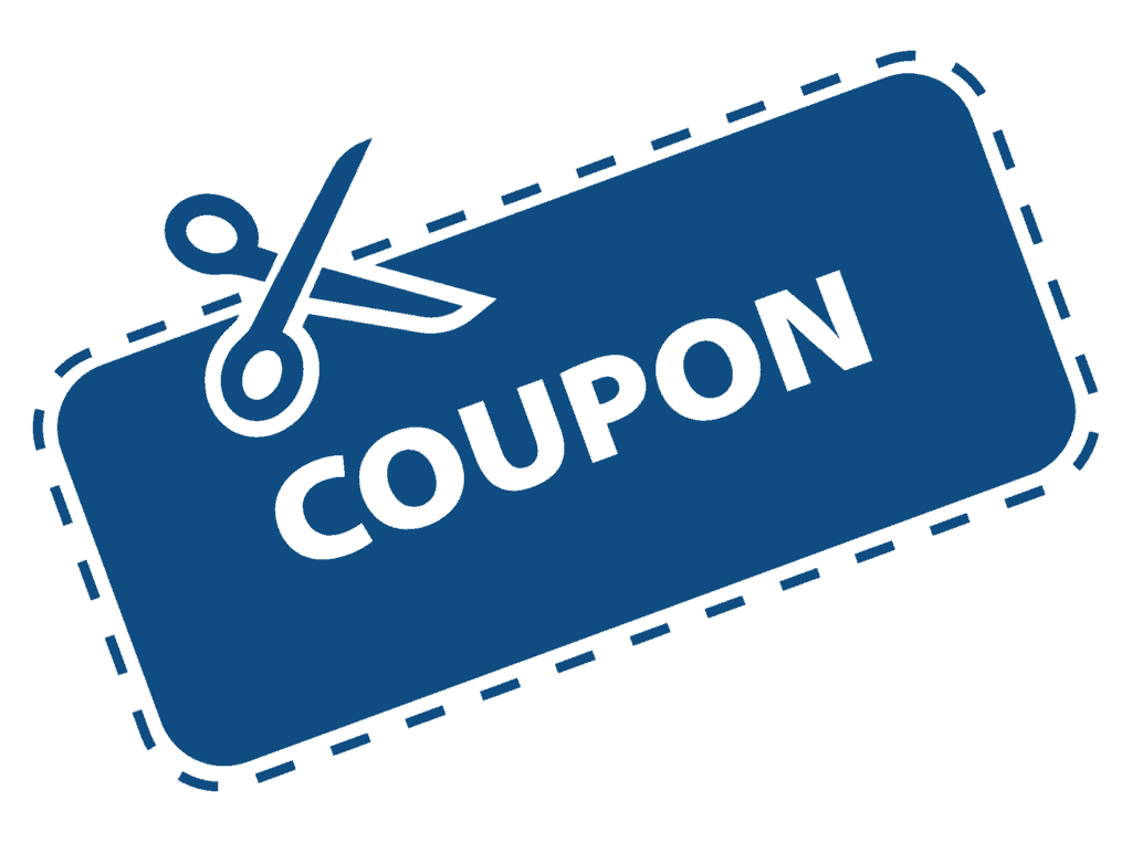 blue coupon