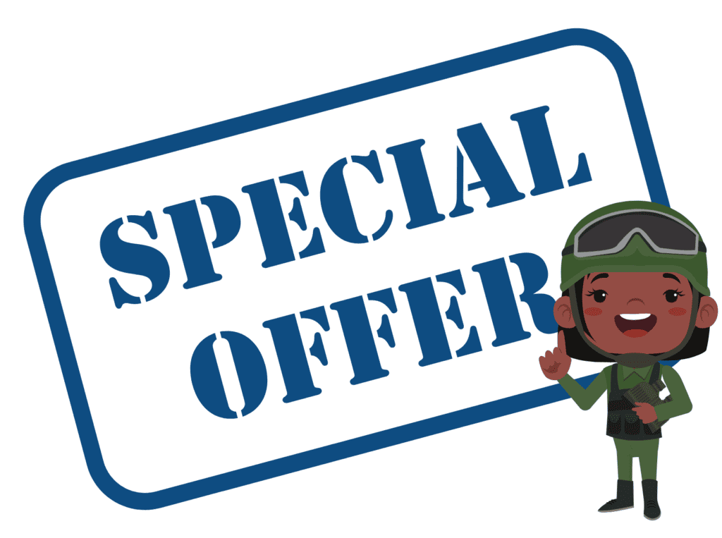 special offer sign representing Ford military discount