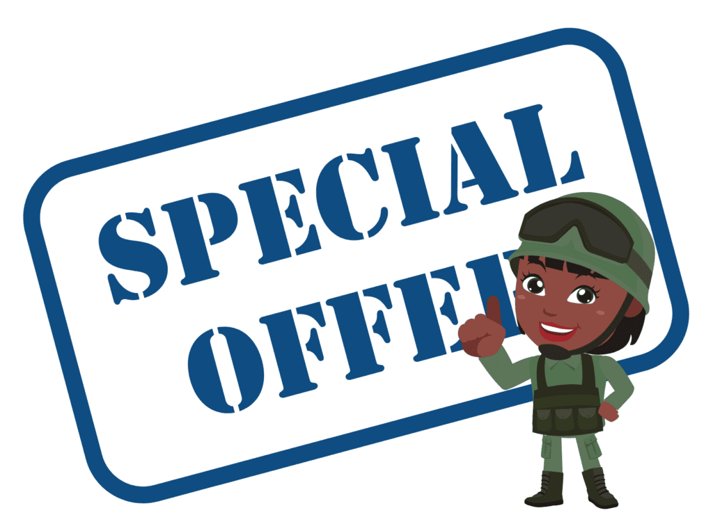 special offer sign representing Kia military discount