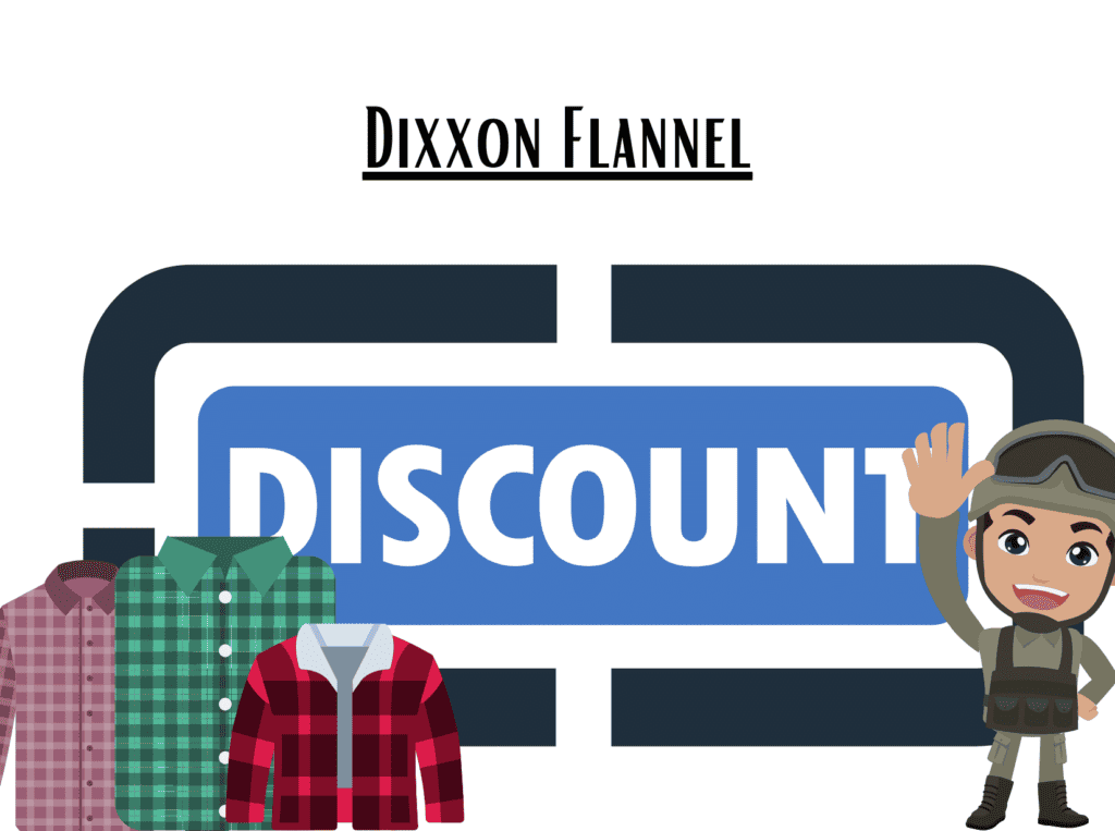 discount sign representing Dixxon military discount