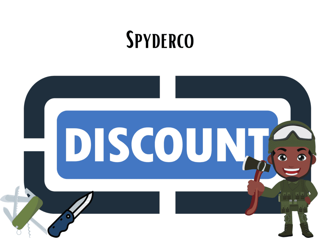 discount sign representing Spyderco military discount