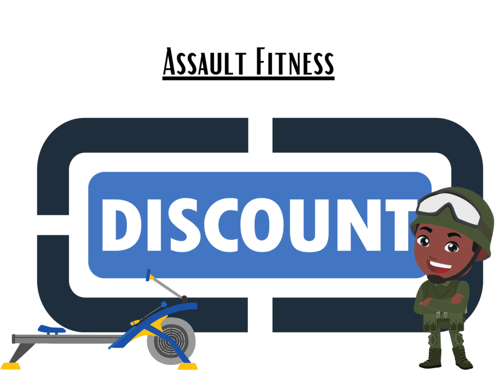 discount sign representing Assault Fitness military discount