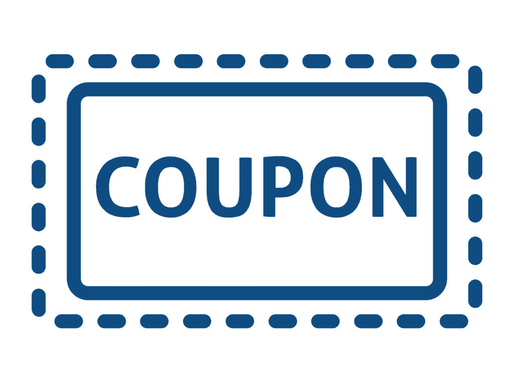 coupon blue