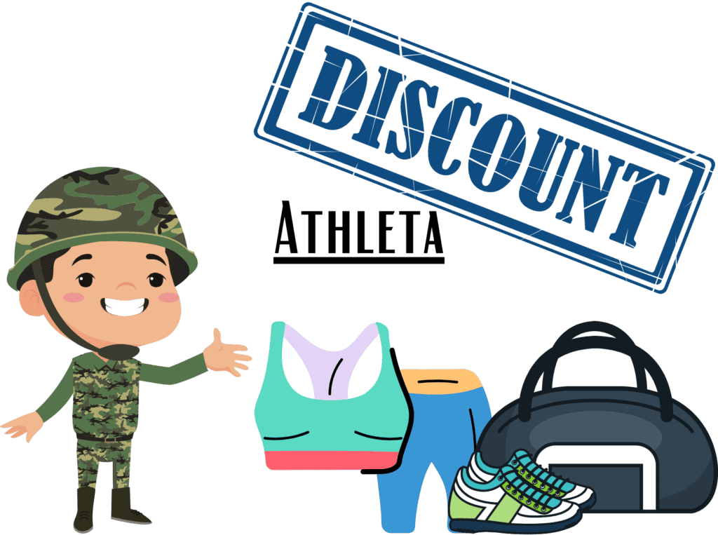 discount referencing Athleta military discount