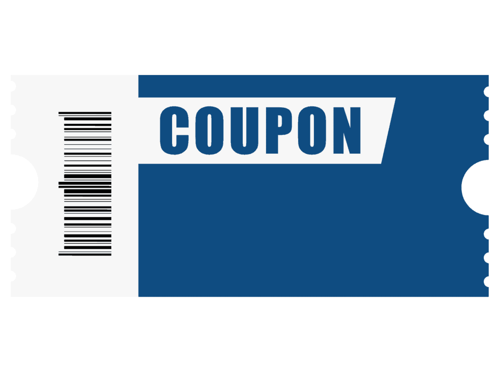 blue coupon