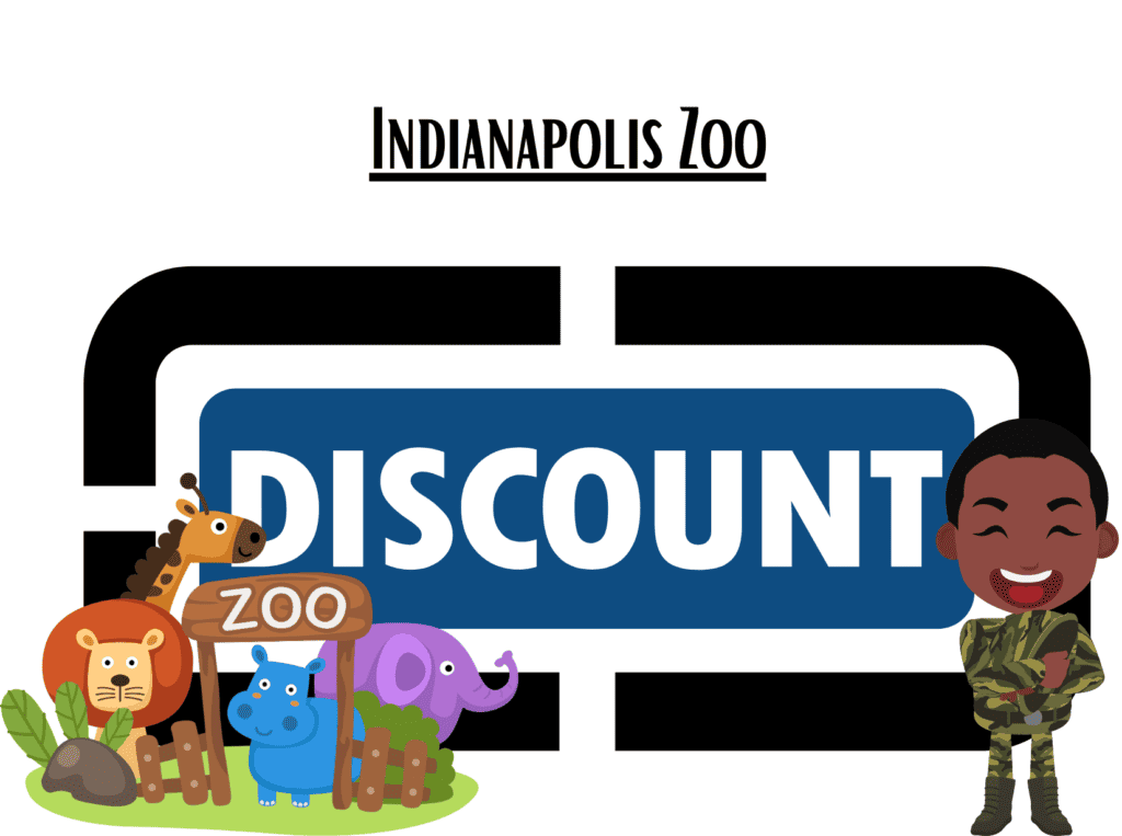 animals Indianapolis Zoo  military discount