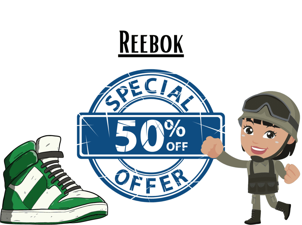 discount about the Reebok military discount