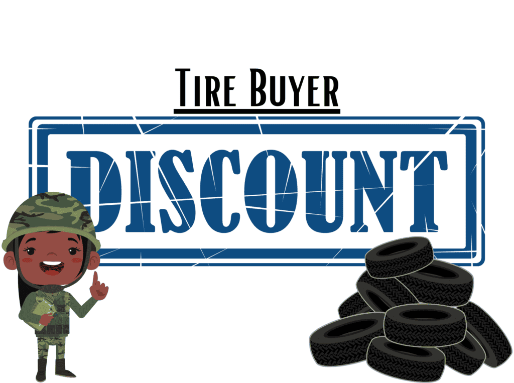 sign TireBuyer military discount