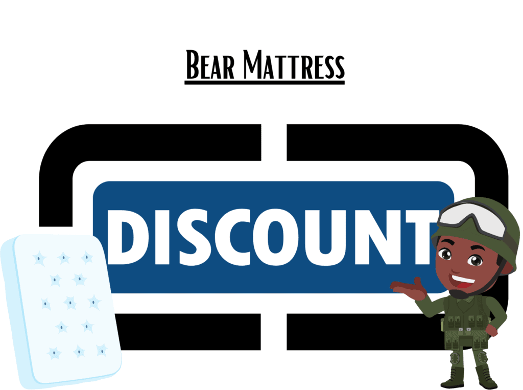 mattress representing Bear Mattress military discount