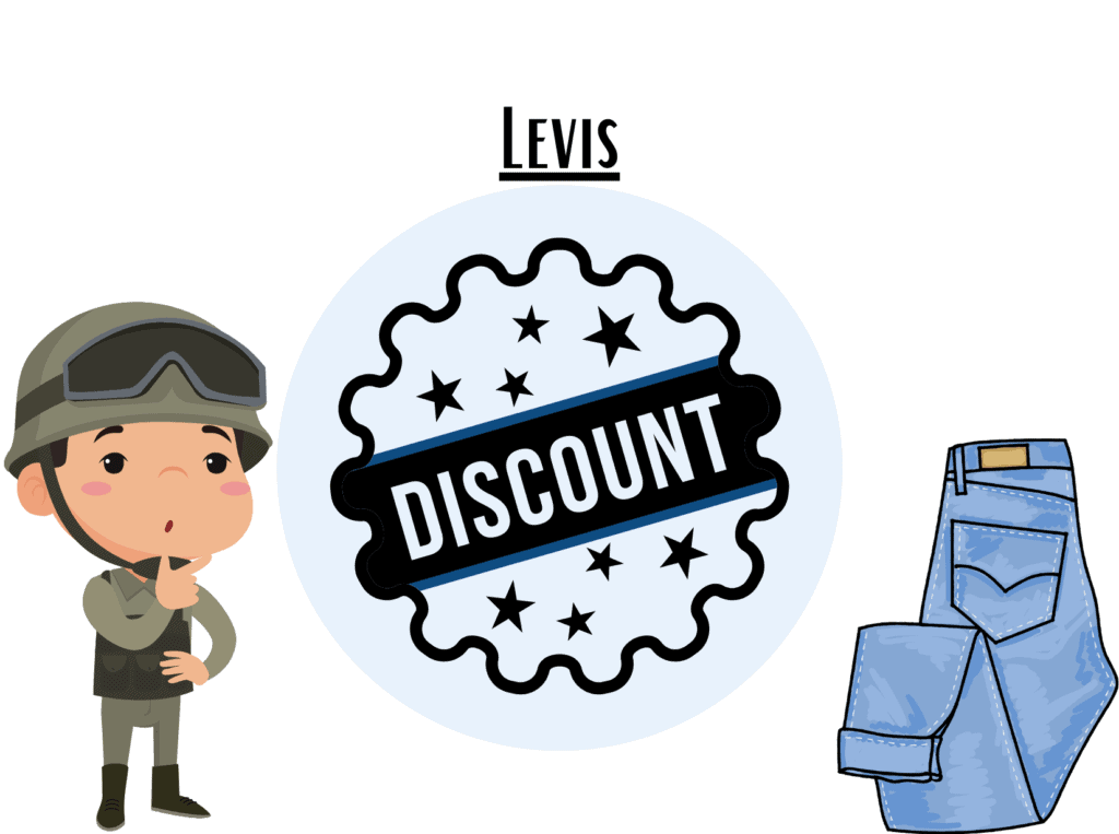 jeans Levis military discount