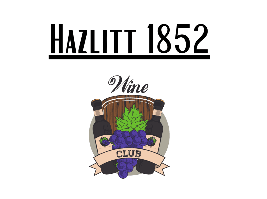 Hazlitt 1852 Vineyards wine club grapes glass