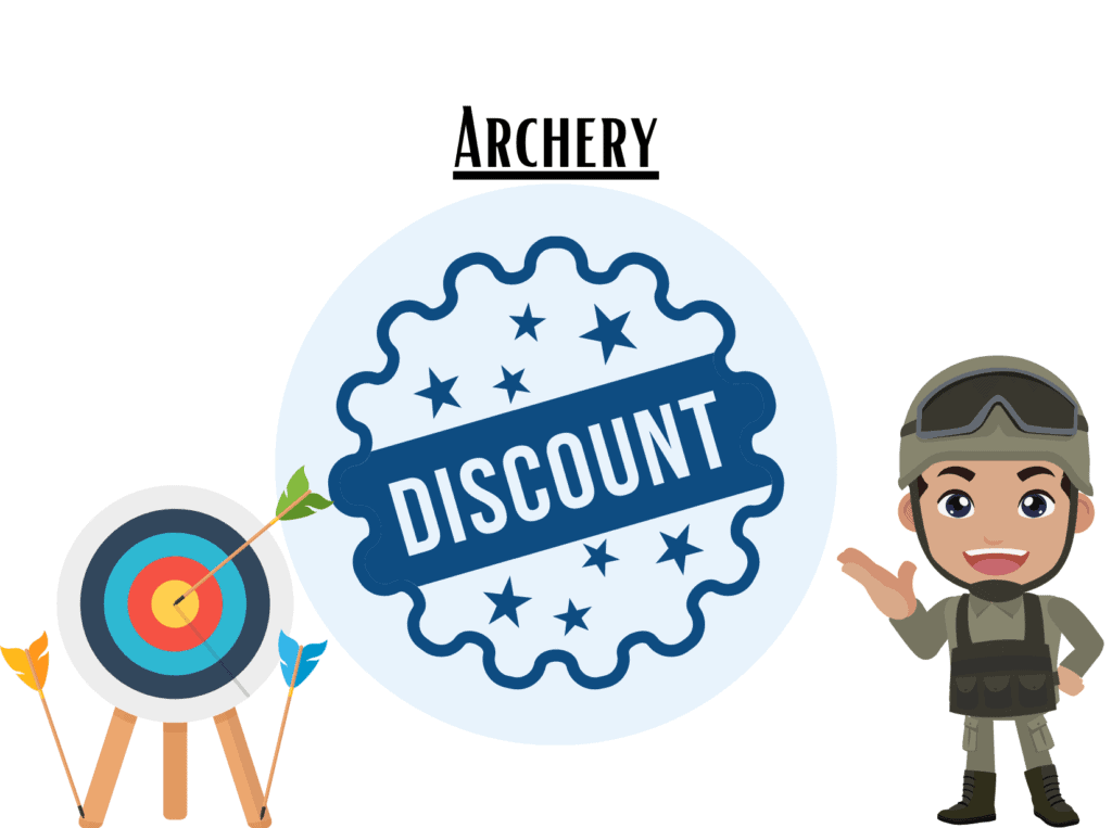 bow target archery military discount