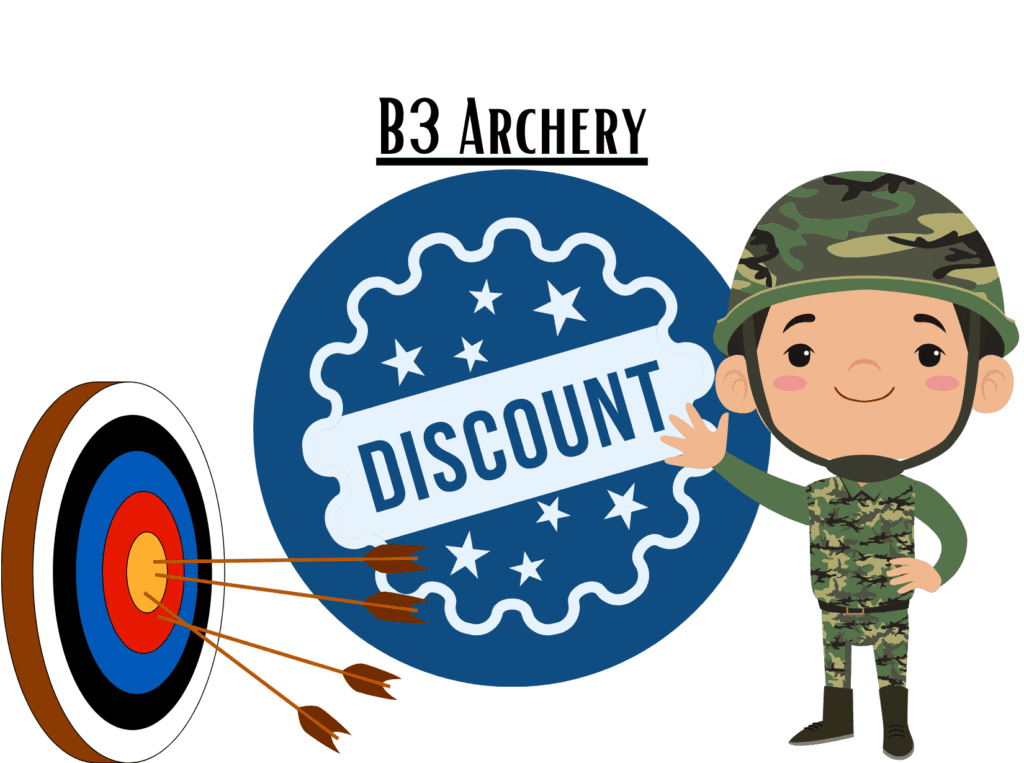 arrows B3 Archery military discount