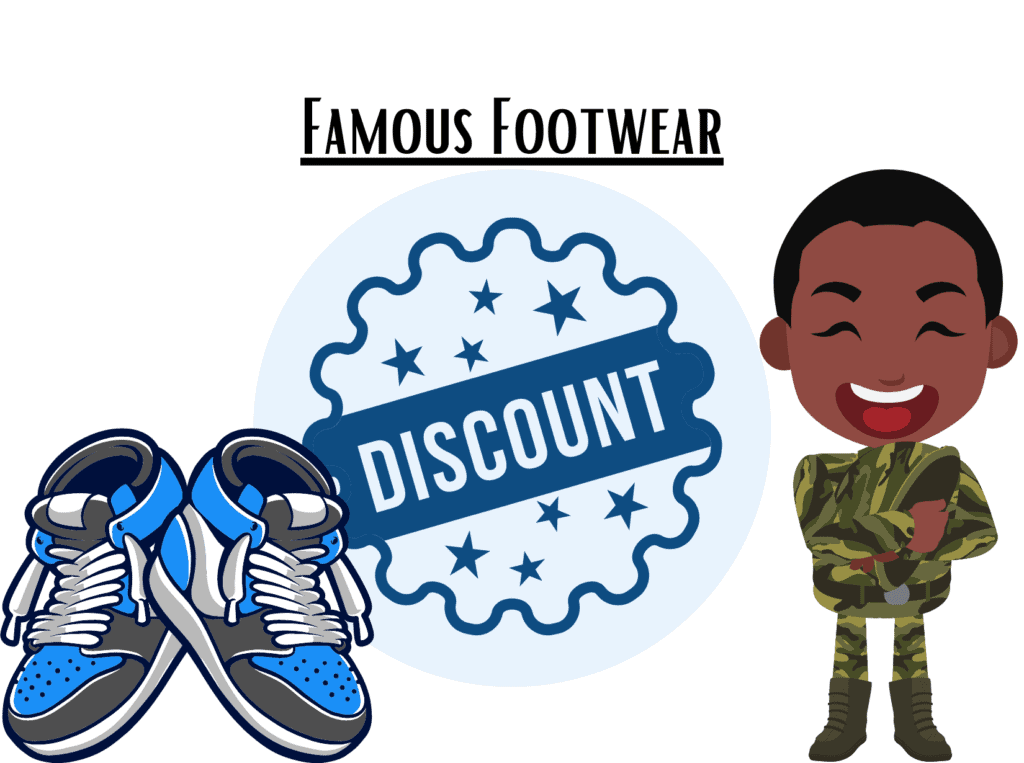 sneakers Famous Footwear military discount