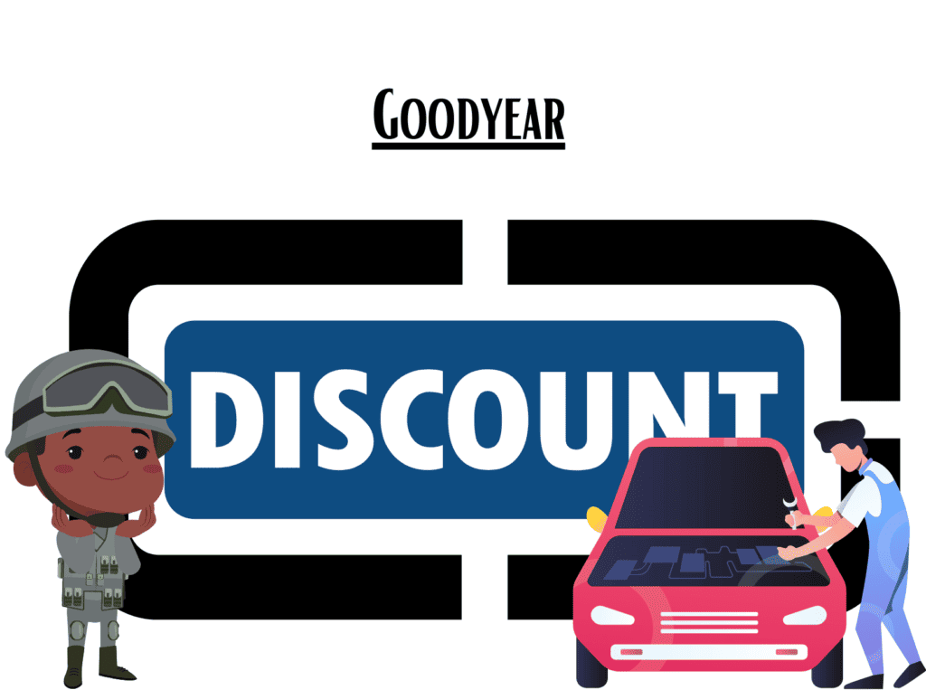 Goodyear military discount car 