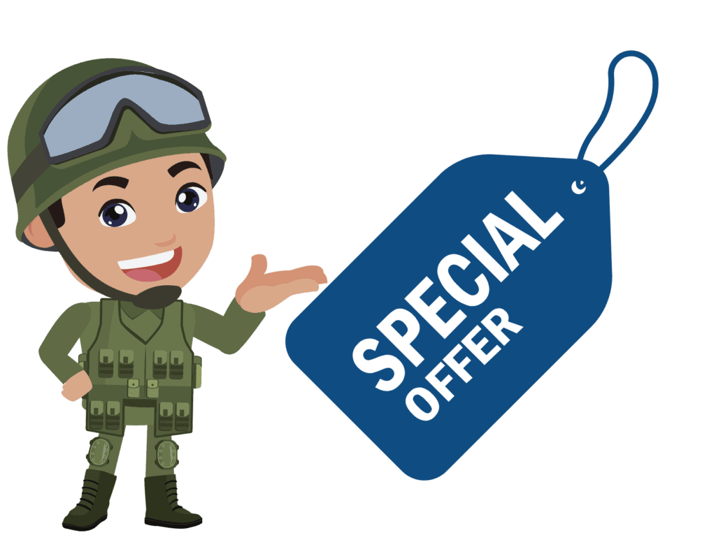 special offer words B3 Archery military discount