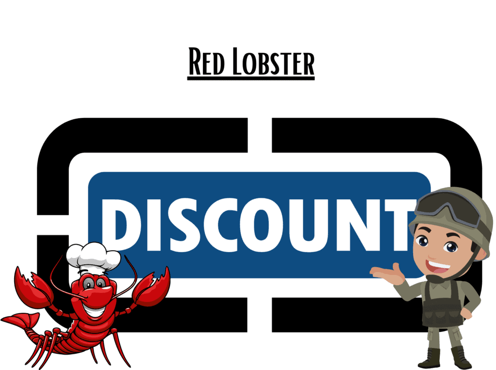 seafood Red Lobster military discount