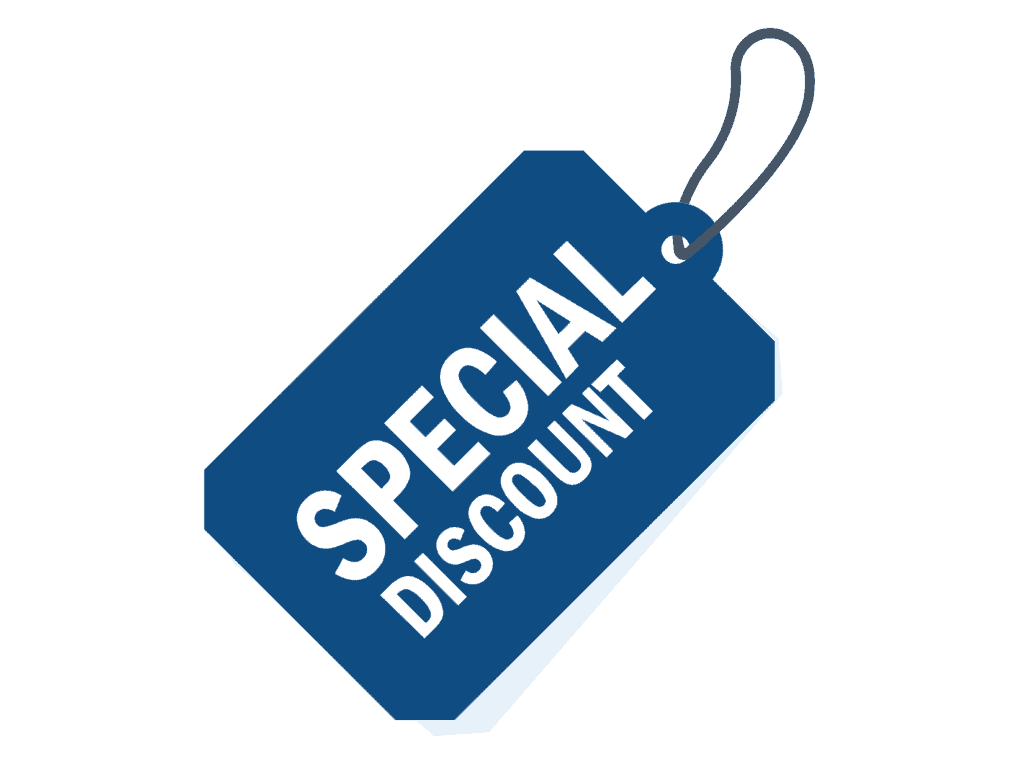 special discount tag 