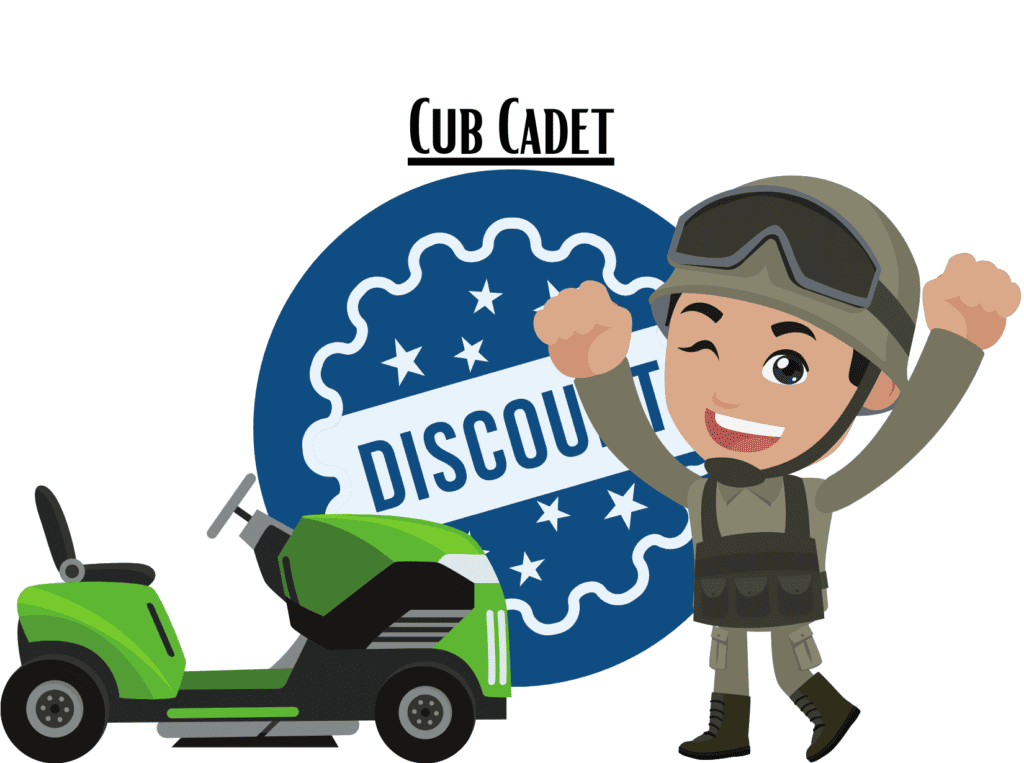 cub-cadet-military-discount lawn mower 