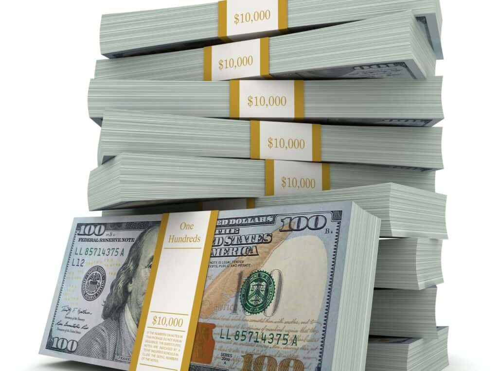 make-money-with-google-admob stacks of cash