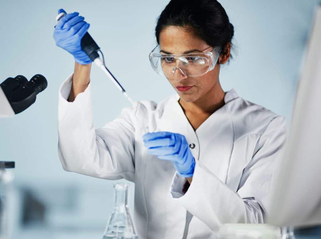 side-hustles-for-scientists woman labcoat